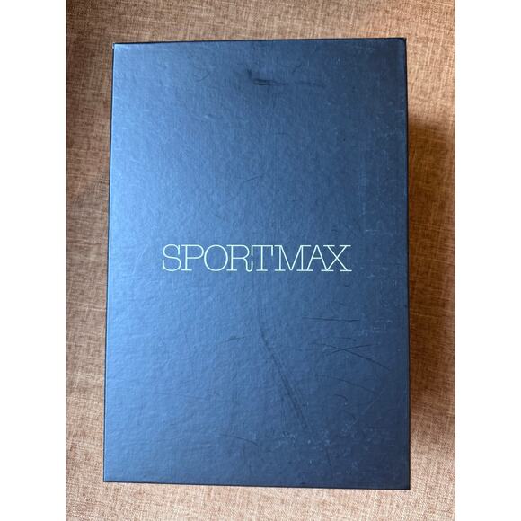 NWT Auth. Max Mara SportMax Python Leather Kitten Heel Mules Size 38.5 W/Box - Picture 10 of 11